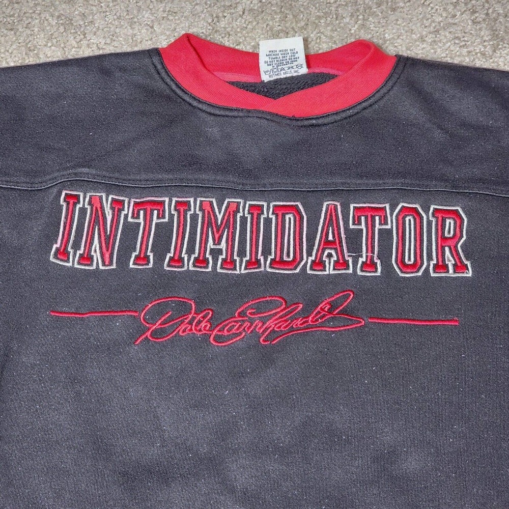 Size XL - Nutmeg Dale Earnhardt Intimidator Nascar Crewneck Sweatshirt Pullover